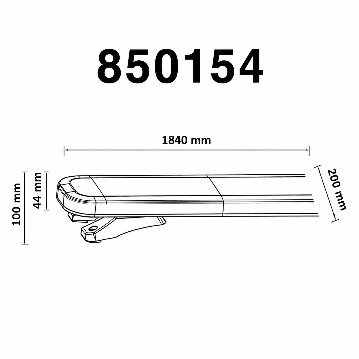 STRANDS Big Energy XL Warning Light Roof Bar – Gamme complète