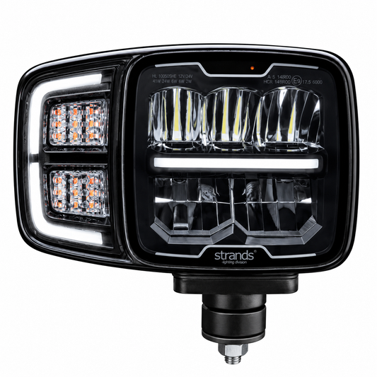 ❄️ Phare LED chauffant STRANDS Siberia HI-LO – Gauche / Droite