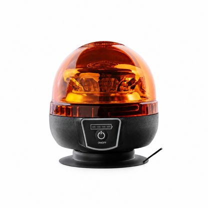 850976 / STRANDS Big Energy Gyrophare Portable Light Beacon Amber Lens