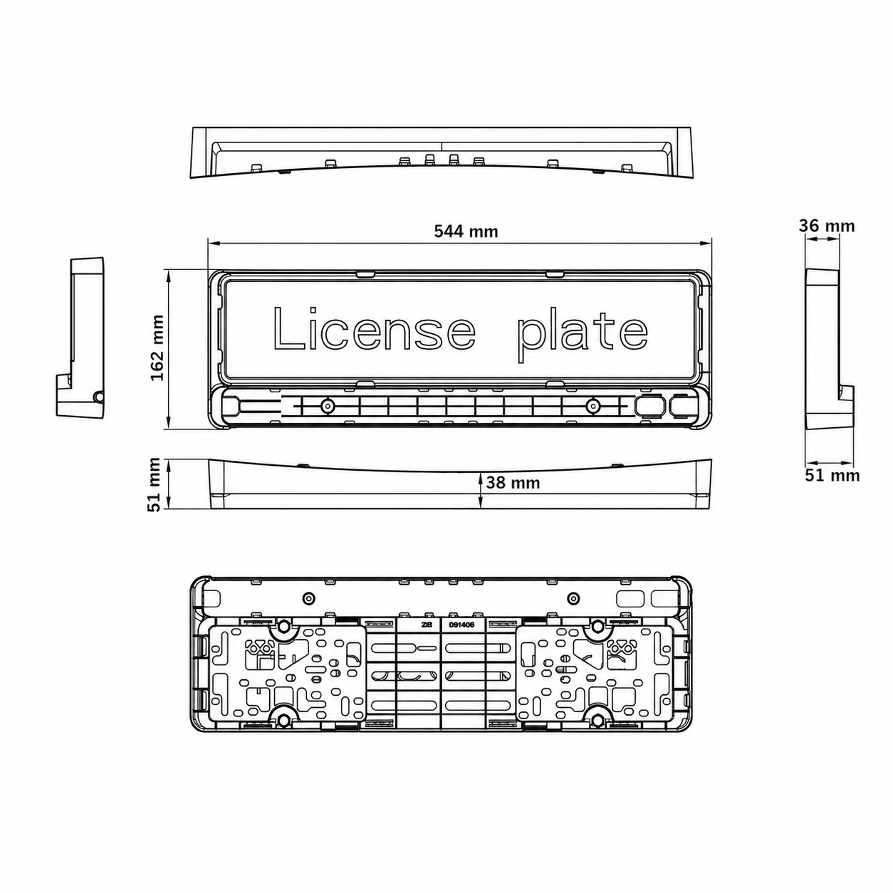 STRANDS Nuuk D-Line LED Bar 20" Complete Kit