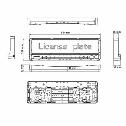 STRANDS Nuuk D-Line LED Bar 20" Complete Kit