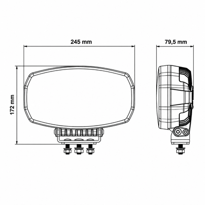270953 / STRANDS Firefly One Driving Light Oval