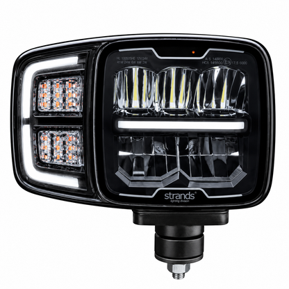 ❄️ Phare LED chauffant STRANDS Siberia HI-LO – Gauche / Droite