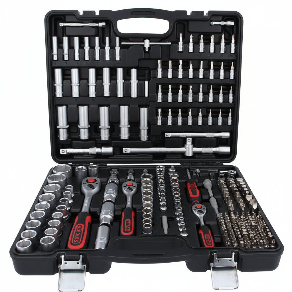 917.0255 // KS Tools 1/4" + 3/8" + 1/2" Jeu de douilles