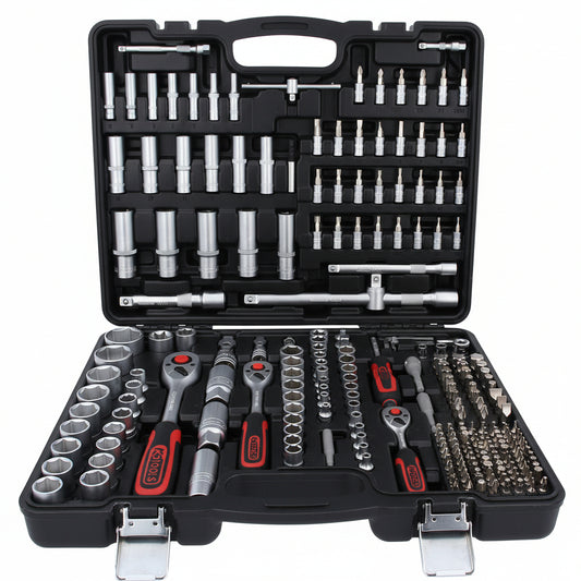 917.0255 // KS Tools 1/4" + 3/8" + 1/2" Jeu de douilles