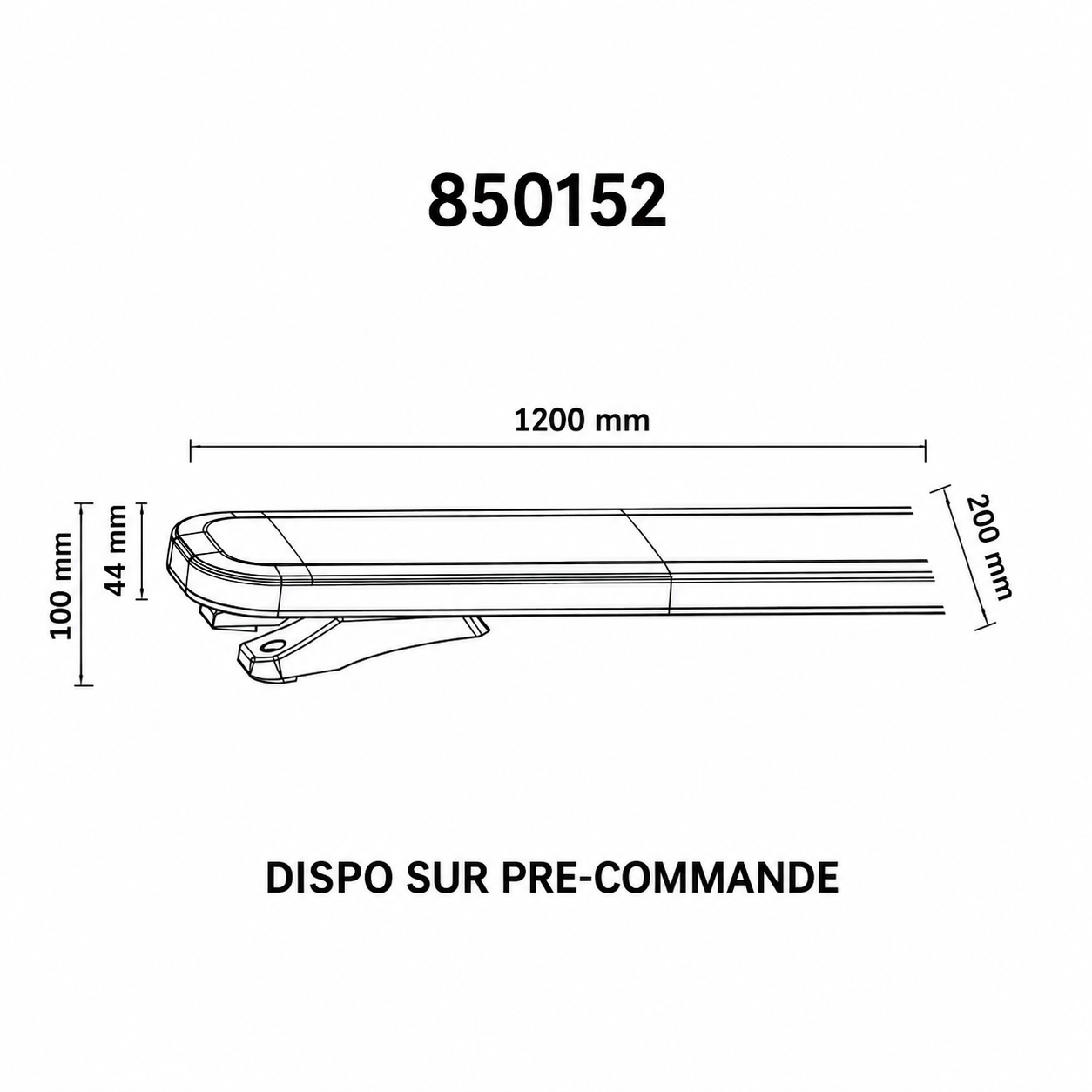 STRANDS Big Energy XL Warning Light Roof Bar – Gamme complète