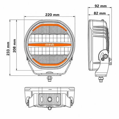 901021 / STRANDS Nuuk D-Line 9"