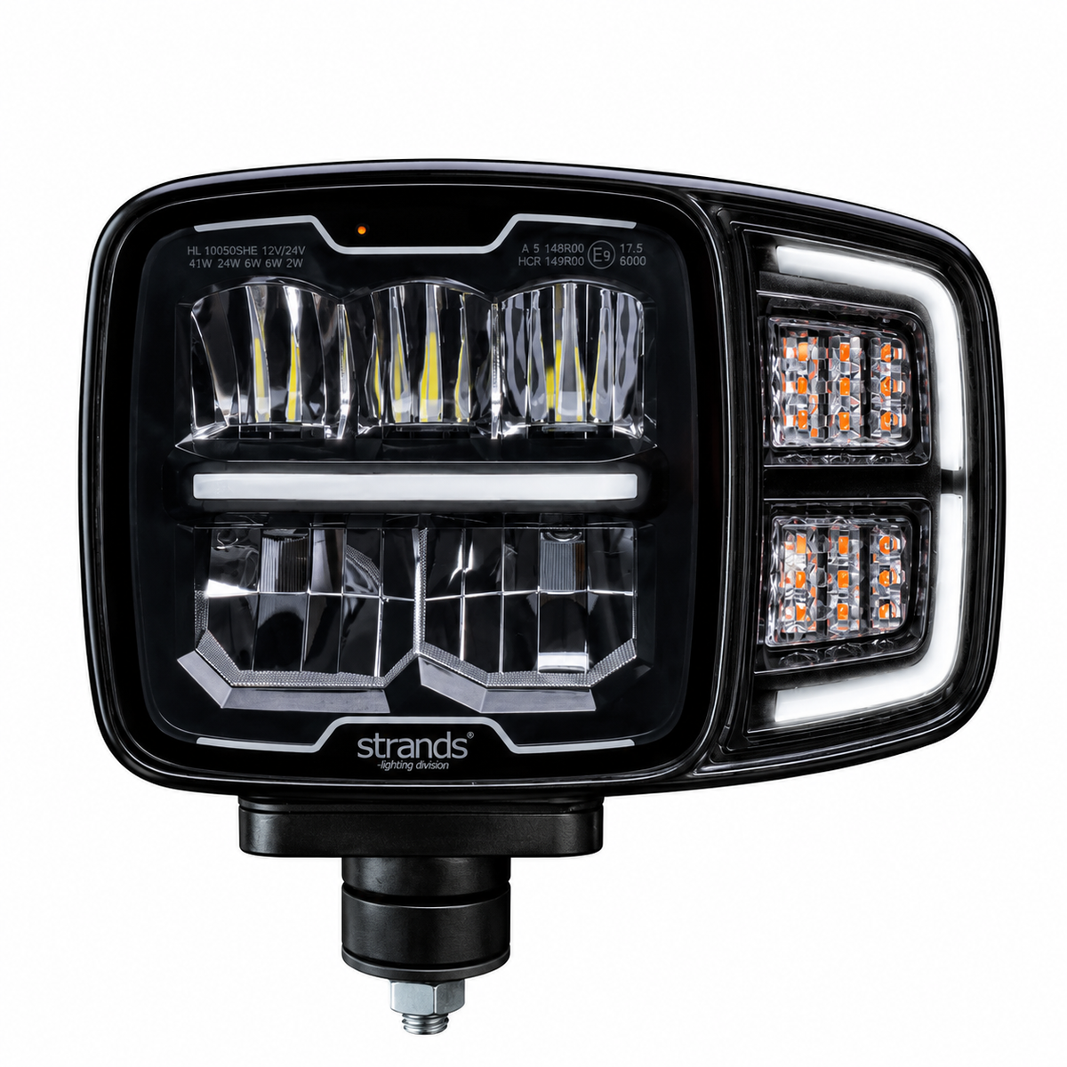 ❄️ Phare LED chauffant STRANDS Siberia HI-LO – Gauche / Droite