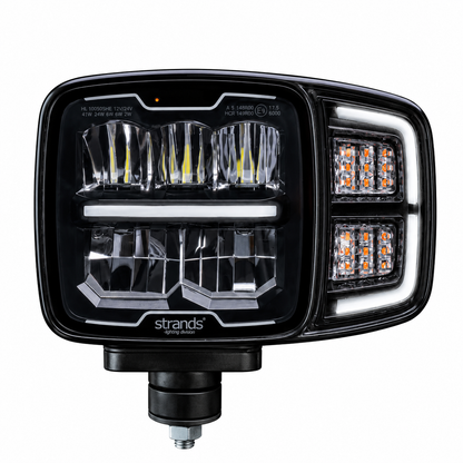 ❄️ Phare LED chauffant STRANDS Siberia HI-LO – Gauche / Droite